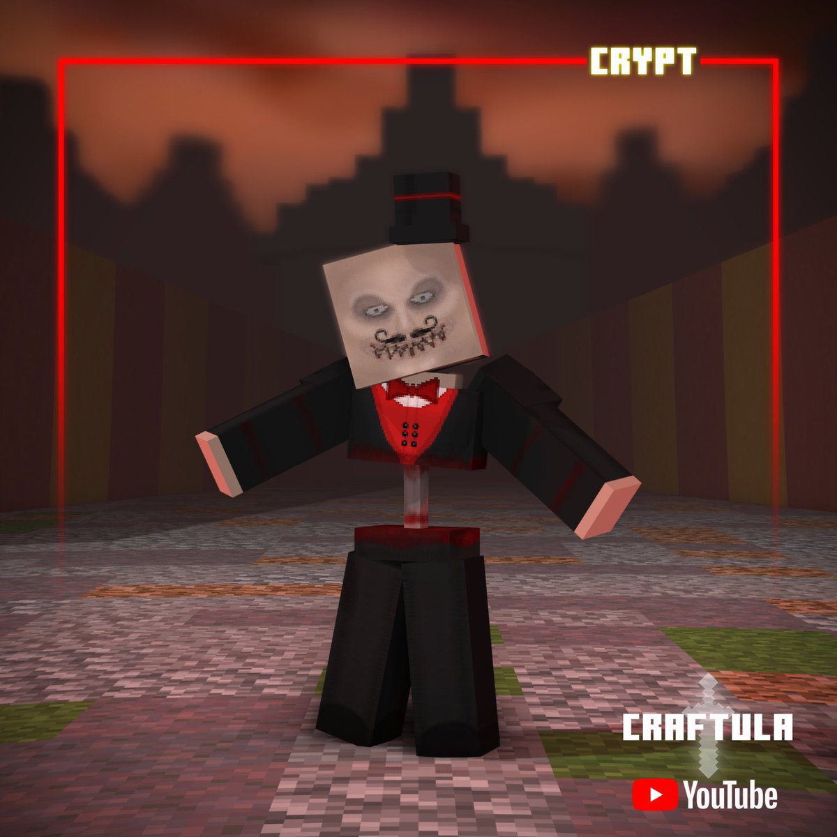 Rodrag queens Cin, Darrest (<a href="/darrestdrag/">Darrest</a>) and Crypt (<a href="/phagbrains/">CRYPT 🩸</a>) compete on mincraft drag competition 'Craftula'.