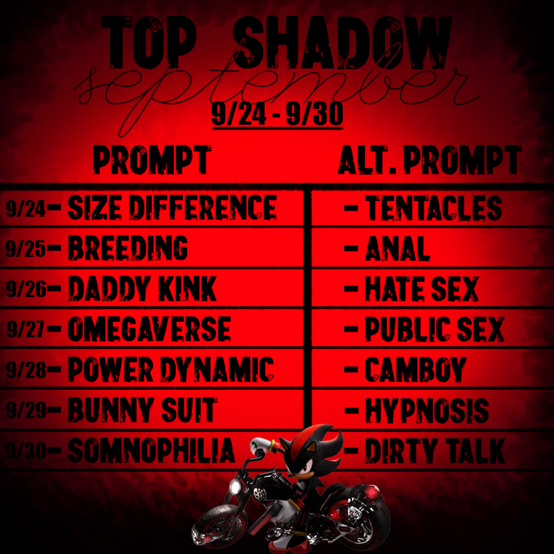 Top Shadow September takes place 9/24 - 9/30!
use the tag #TopShadSept25 🖤♥️