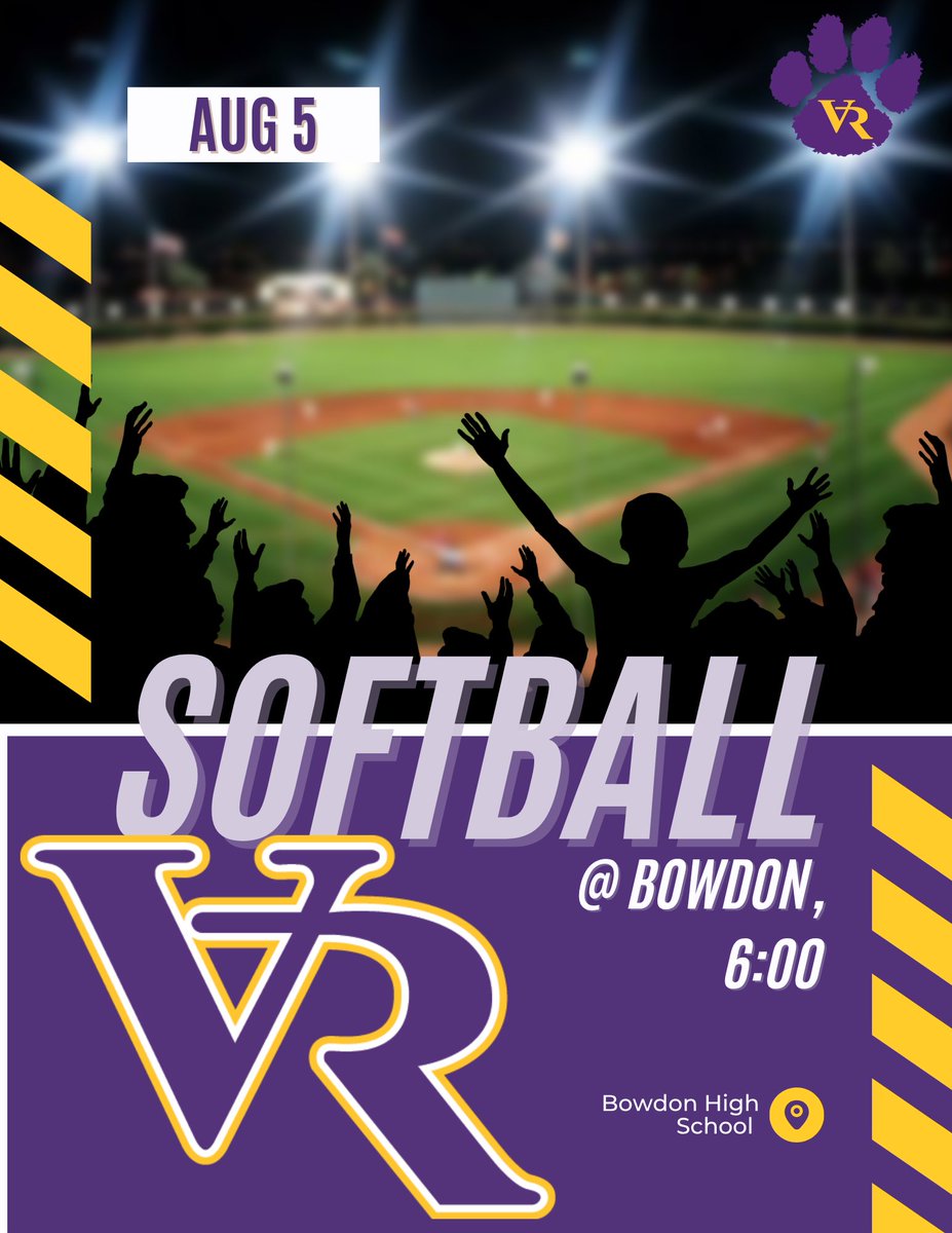 Softball is on the road at Bowdon tomorrow 🥎