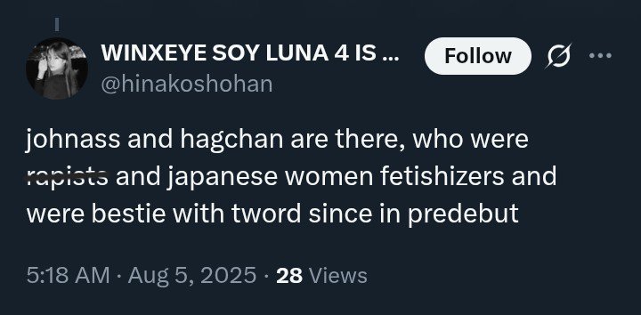 HCprotect's tweet image. ⚠ REPORT &amp;amp; BLOCK ⚠
@/hinakoshohan

❌ DO NOT INTERACT, QRT, REPLY ❌
‼️‼️REPORT MULTIPLE TIMES‼️‼️

Report as  
- hate &amp;gt; slurs
- targeted harassment 

🔗 
- tinyurl.com/yw8p8txt