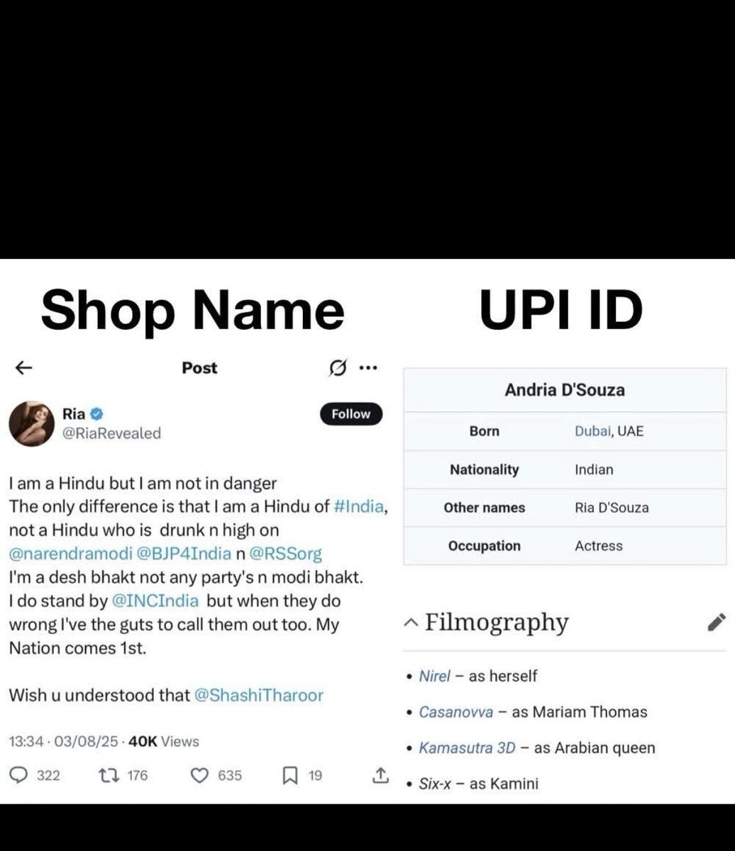 ChelSrinivas's tweet photo. @RiaRevealed No need to afraid of people like u ohh sorry frauds like u https://t.co/10b0aDNUWk