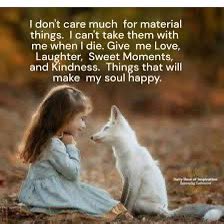 #TuesdayTip - I would rather be RICH in what truly matters in life. You can’t take your material possessions when you leave this world. Instead of a house full of belongings, you can leave a lifetime of stories, lessons, impact, and love. 
#NotesToAYoungerMe #JoyTrain