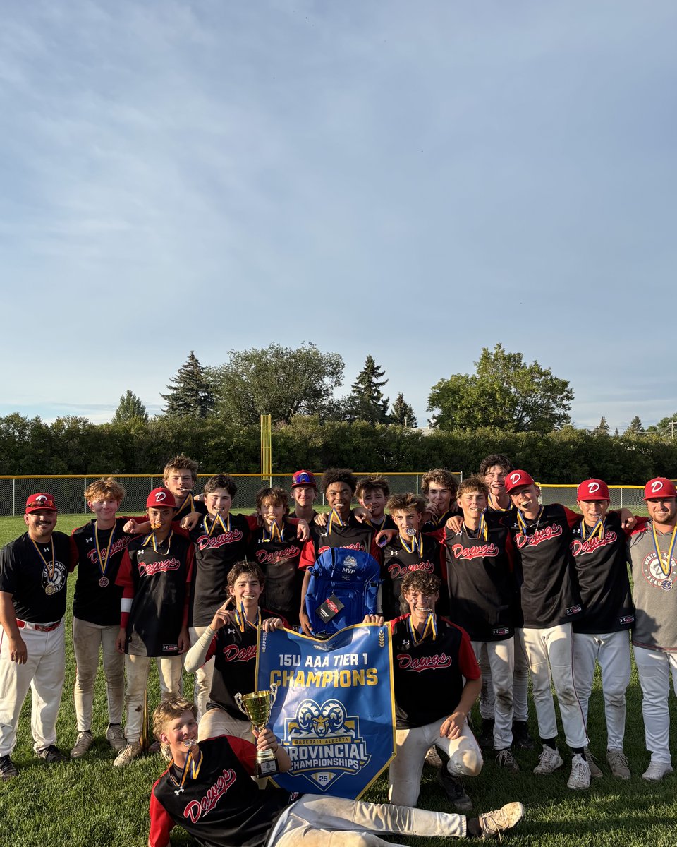 Congratulations to our Dawgs 15U Black on winning their 4th straight Baseball Alberta 15U Provincial Championship!

🏆🏆🏆🏆
