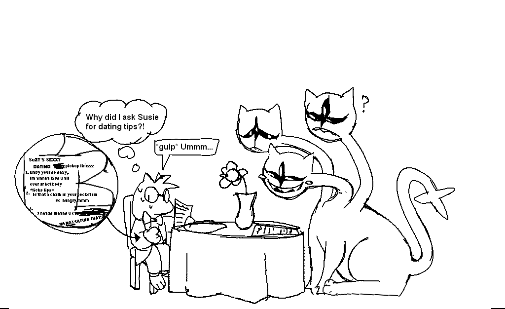 user823493247's tweet image. ralsei's first date