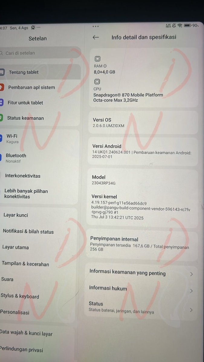 icanarry's tweet image. WTS Xiaomi Pad 6 

Fullset ori, Layar 144Hz, RAM 8/256GB, Snap 870, batre 8840mAh. Pemakaian (±) 5 bulan.

‼️ada dent di pojok kanan atas‼️ (detail bisa dm)

Jual rugi 3.8jt, bisa nego. Bisa CO oren/COD Jkt-Bks.