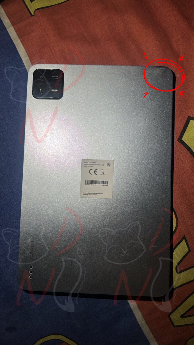 icanarry's tweet image. WTS Xiaomi Pad 6 

Fullset ori, Layar 144Hz, RAM 8/256GB, Snap 870, batre 8840mAh. Pemakaian (±) 5 bulan.

‼️ada dent di pojok kanan atas‼️ (detail bisa dm)

Jual rugi 3.8jt, bisa nego. Bisa CO oren/COD Jkt-Bks.