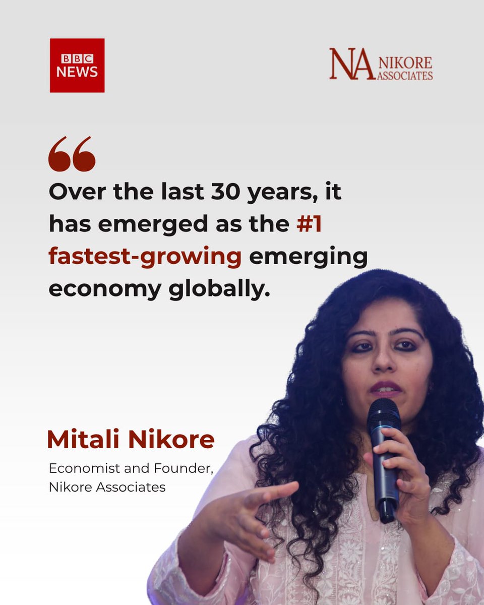 Nikore Associates (@naeconteam) on Twitter photo “India’s economy isn’t dead, but MSMEs, jobs, and trade diversification need urgent focus,” says <a href="/mitalinikore/">Mitali Nikore</a> on <a href="/BBCHindi/">BBC News Hindi</a>.
🎧 Listen: youtube.com/live/F0v7JGex6…
#IndiaUS #TariffImpact #WomenInPolicy “India’s economy isn’t dead, but MSMEs, jobs, and trade diversification need urgent focus,” says <a href="/mitalinikore/">Mitali Nikore</a> on <a href="/BBCHindi/">BBC News Hindi</a>.
🎧 Listen: youtube.com/live/F0v7JGex6…
#IndiaUS #TariffImpact #WomenInPolicy