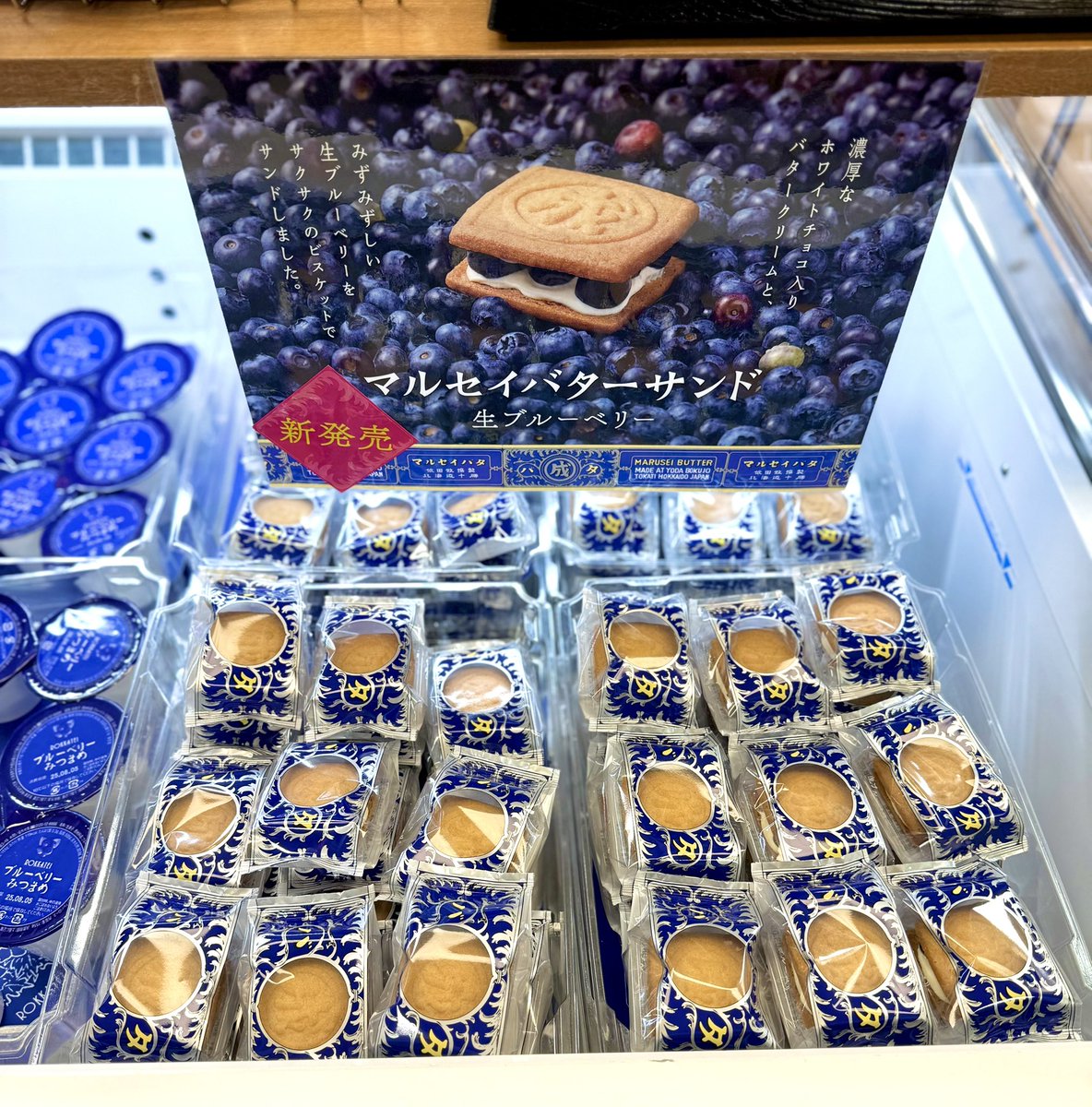 六花亭 季節限定「ブルーベリーのみつまめ」🍇 自社農園で収穫した瑞々