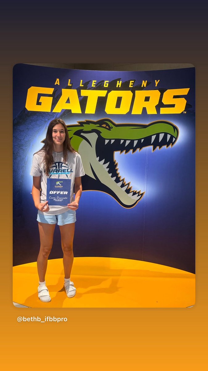 Casey Brancato (@caseybrancato2) on Twitter photo After a great visit and meeting with <a href="/Coach_Kelly11/">Kelly Muffley</a> and <a href="/CoachC_Davis/">Christina</a>, Iโm grateful to receive an offer to play basketball for <a href="/AlleghenyWBB/">Allegheny WBB</a> After a great visit and meeting with <a href="/Coach_Kelly11/">Kelly Muffley</a> and <a href="/CoachC_Davis/">Christina</a>, Iโm grateful to receive an offer to play basketball for <a href="/AlleghenyWBB/">Allegheny WBB</a>