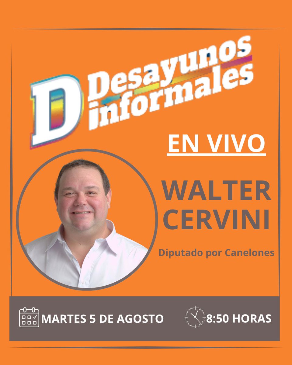 Walter Cervini (@wcervini) on Twitter photo Éste martes 8y20hs en <a href="/arribagente/">Arriba Gente</a> , luego 8y50hs en <a href="/desayunos12/">Desayunos informales</a> hablando sobre la comparecencia del Ministro de Ambiente a la Comisión por tema Arazatí . Éste martes 8y20hs en <a href="/arribagente/">Arriba Gente</a> , luego 8y50hs en <a href="/desayunos12/">Desayunos informales</a> hablando sobre la comparecencia del Ministro de Ambiente a la Comisión por tema Arazatí .