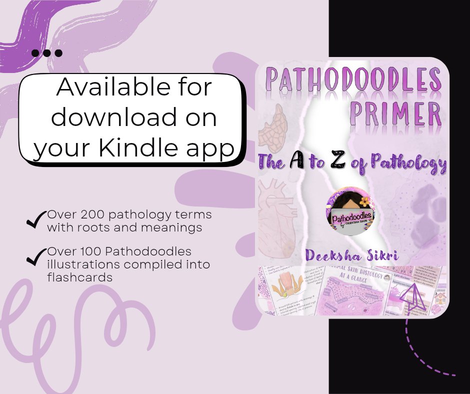 pathodoodles's tweet photo. Whether you're a medical student, resident, educator, or a lifelong learner, this book invites you to build your understanding, recognition, and retention of pathology terminology in a fun and approachable way  https://t.co/gs5q2ZGIbB
#MedEd #pathology #Medstudent #USMLE #NEETPG https://t.co/dLaoMAAIUr