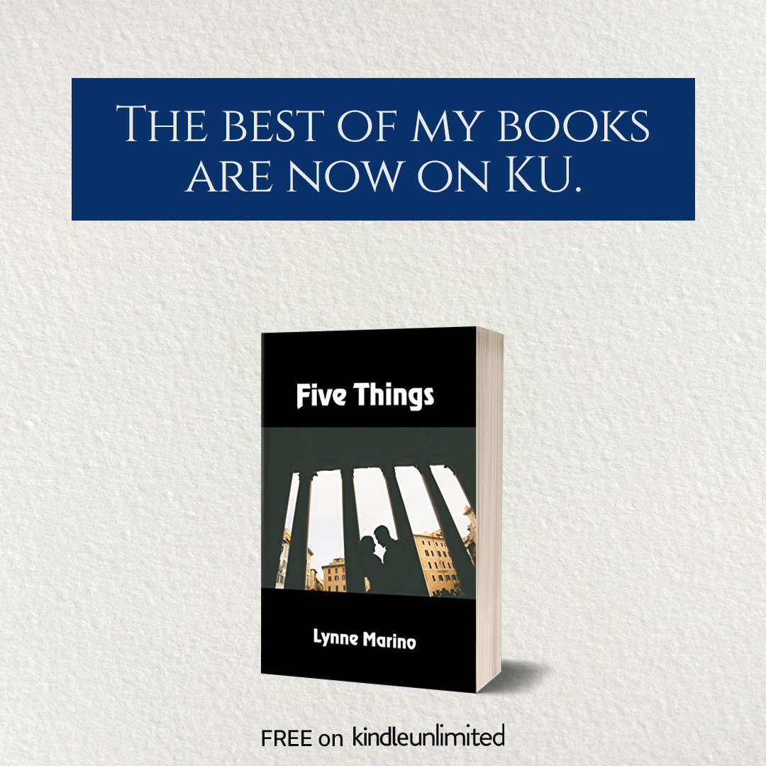Lynne Marino (@lynnemarino7) on Twitter photo Marc is Gina’s biggest headache, forcing tough budget cuts. But in Rome, he was the man who made her heart skip a beat. Can love and professional chaos coexist? Read “Five Things” now. #RomanceReads
<a href="/LynneMarino7/">Lynne Marino</a>
Buy Now --> allauthor.com/amazon/36837/ Marc is Gina’s biggest headache, forcing tough budget cuts. But in Rome, he was the man who made her heart skip a beat. Can love and professional chaos coexist? Read “Five Things” now. #RomanceReads
<a href="/LynneMarino7/">Lynne Marino</a>
Buy Now --> allauthor.com/amazon/36837/