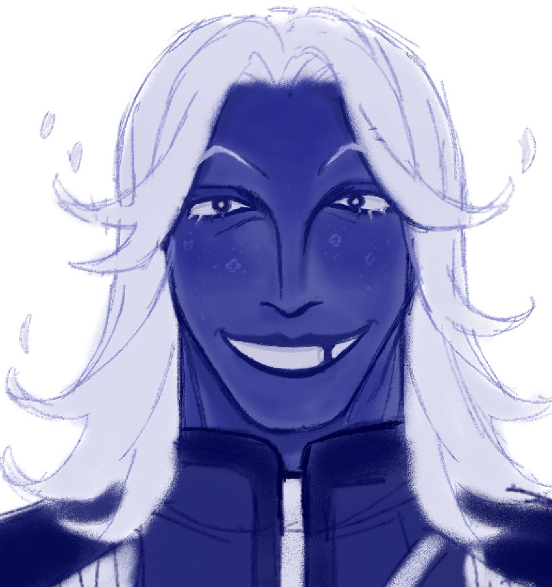 My Roulx headcanon… card freckles 
#DELTARUNE #roulxkaard