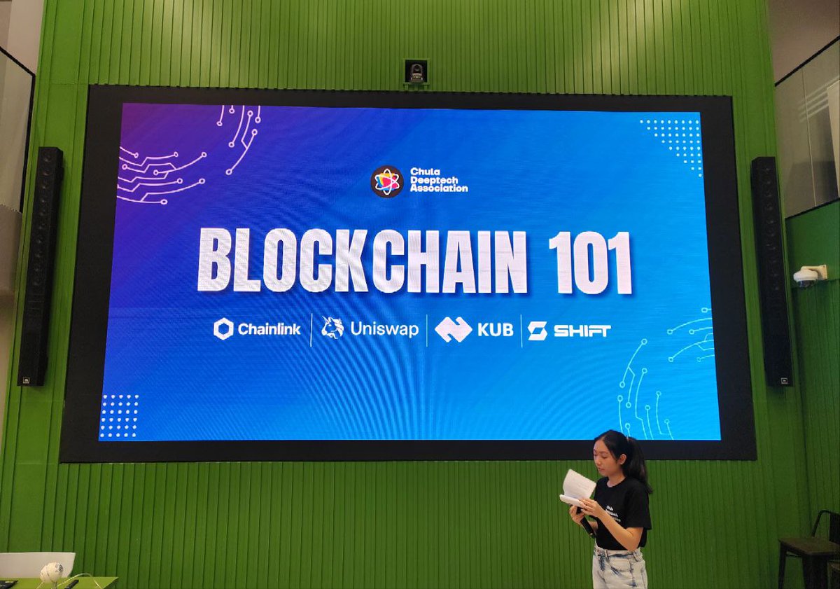 ⬡ Louis Nguyen ⬡ (@louiskhaing) on Twitter photo Incredibly honored and proud to have my fellow Advocates <a href="/ScottMcn81/">Scott Mcnaughton</a> <a href="/sitthaveet/">sitthaveet.eth</a> hosting Bangkok's meet-up 'Blockchain 101' with <a href="/chainlink/">Chainlink</a>, <a href="/KUBChain/">KUB</a>, <a href="/Uniswap/">Uniswap Labs 🦄</a> and <a href="/ShiftRWA/">SHIFT</a>. Incredibly honored and proud to have my fellow Advocates <a href="/ScottMcn81/">Scott Mcnaughton</a> <a href="/sitthaveet/">sitthaveet.eth</a> hosting Bangkok's meet-up 'Blockchain 101' with <a href="/chainlink/">Chainlink</a>, <a href="/KUBChain/">KUB</a>, <a href="/Uniswap/">Uniswap Labs 🦄</a> and <a href="/ShiftRWA/">SHIFT</a>.