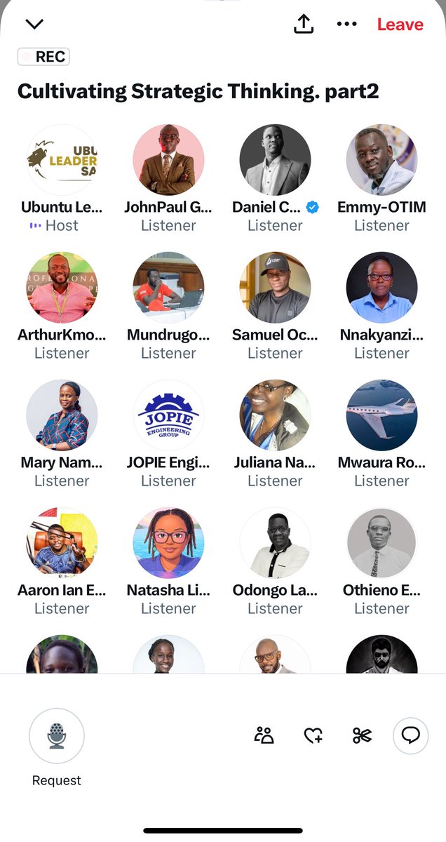 JohnPaulGu's tweet image. “Failure is okay, failure is a good teacher.”
- @Comrade_Otoa 
#UbuntuLeadershipSafari