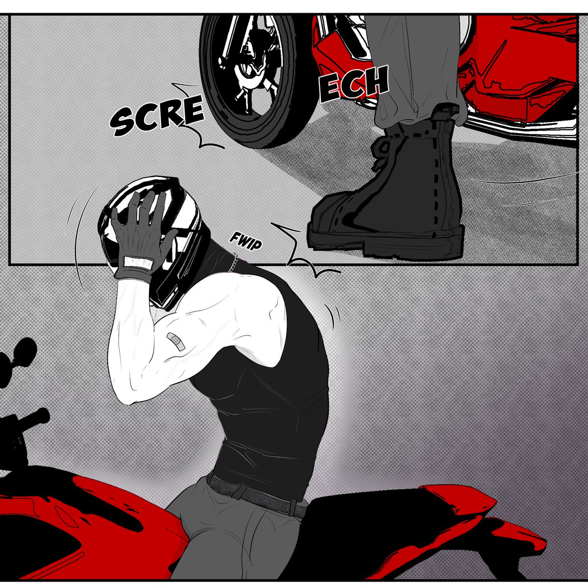 _itsvlad_'s tweet photo. Damian 💜🏍️🔥
#ocart #myoc #digitalart https://t.co/EPeg7vgNs2