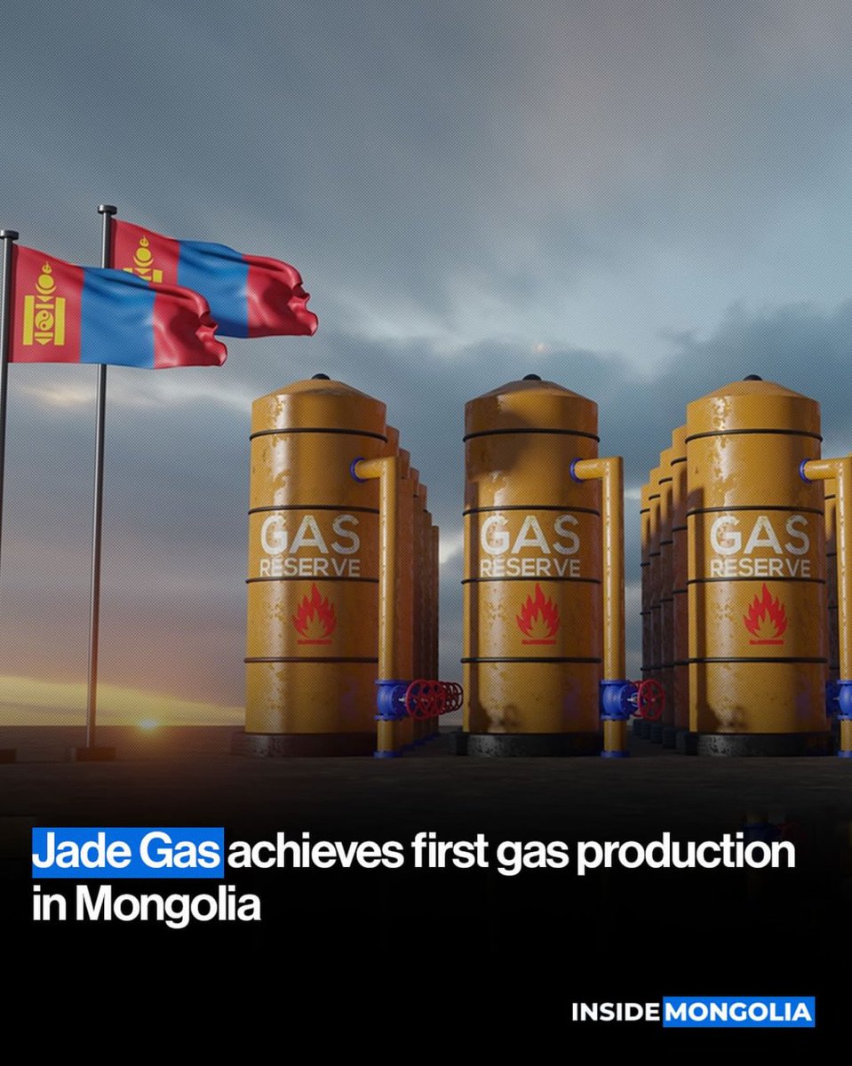 Jade Gas Holdings Limited нь Монгол Улсын Өмнөговь аймгийн Тавантолгойн сав газарт байрлах Улаан нуурын туршилтын төслийн хүрээнд нүүрсний хэвтээ давхаргын метан хийн (НБМ) 2 цооногоос хий олборлож эхэлсэн нь чухал үйл явдал болж байна. ⛽️ Монголын нүүрсний давхаргын хийн