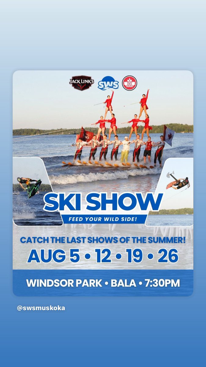 Only a few more ski shows left this summer