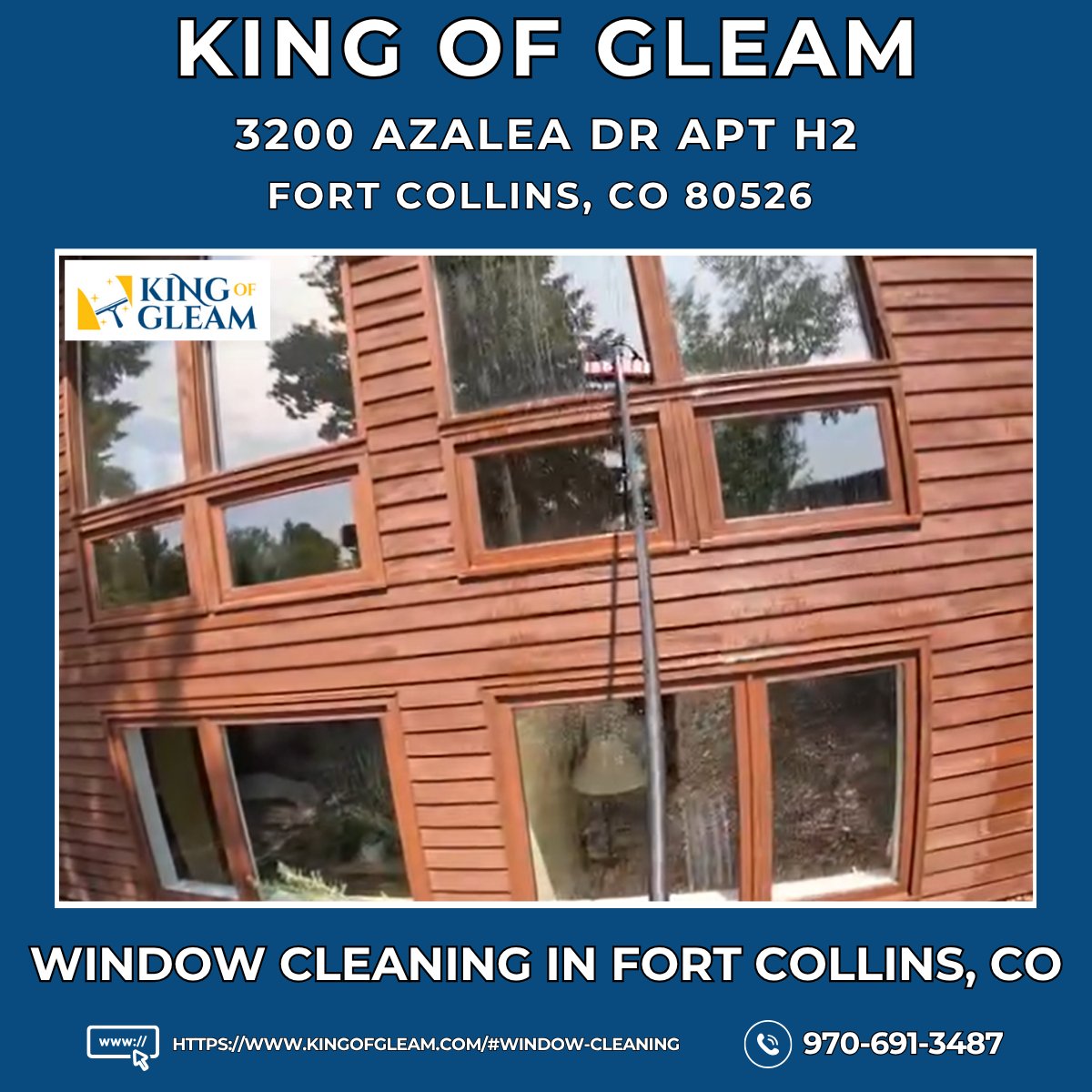 KingGleam's tweet photo. Window Cleaning in Fort Collins, CO - King of Gleam

https://t.co/WPGS4A0wVI

King of Gleam
3200 Azalea Dr APT H2
Fort Collins, CO 80526
(970) 691-3487

https://t.co/scsYmO0VZC

#WindowCleaning #WindowCleaningFortCollinsCO https://t.co/9QygVEY4D5