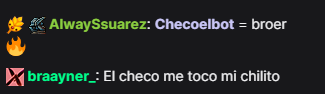Chat De SoyPan OOC tweet media