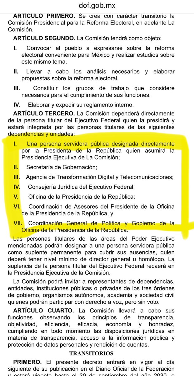 😱Nada más de ver que Pepe Merino. Ernestina Godoy, Arturo Zaldívar, Jesús Ramírez y Rosa Icela serán quienes redactarán la próxima #ReformaElectoral retrata de cuerpo entero lo que pretenden: capturar las reglas del juego para que nadie más juegue.

Hoy, Morena la conviertirá en