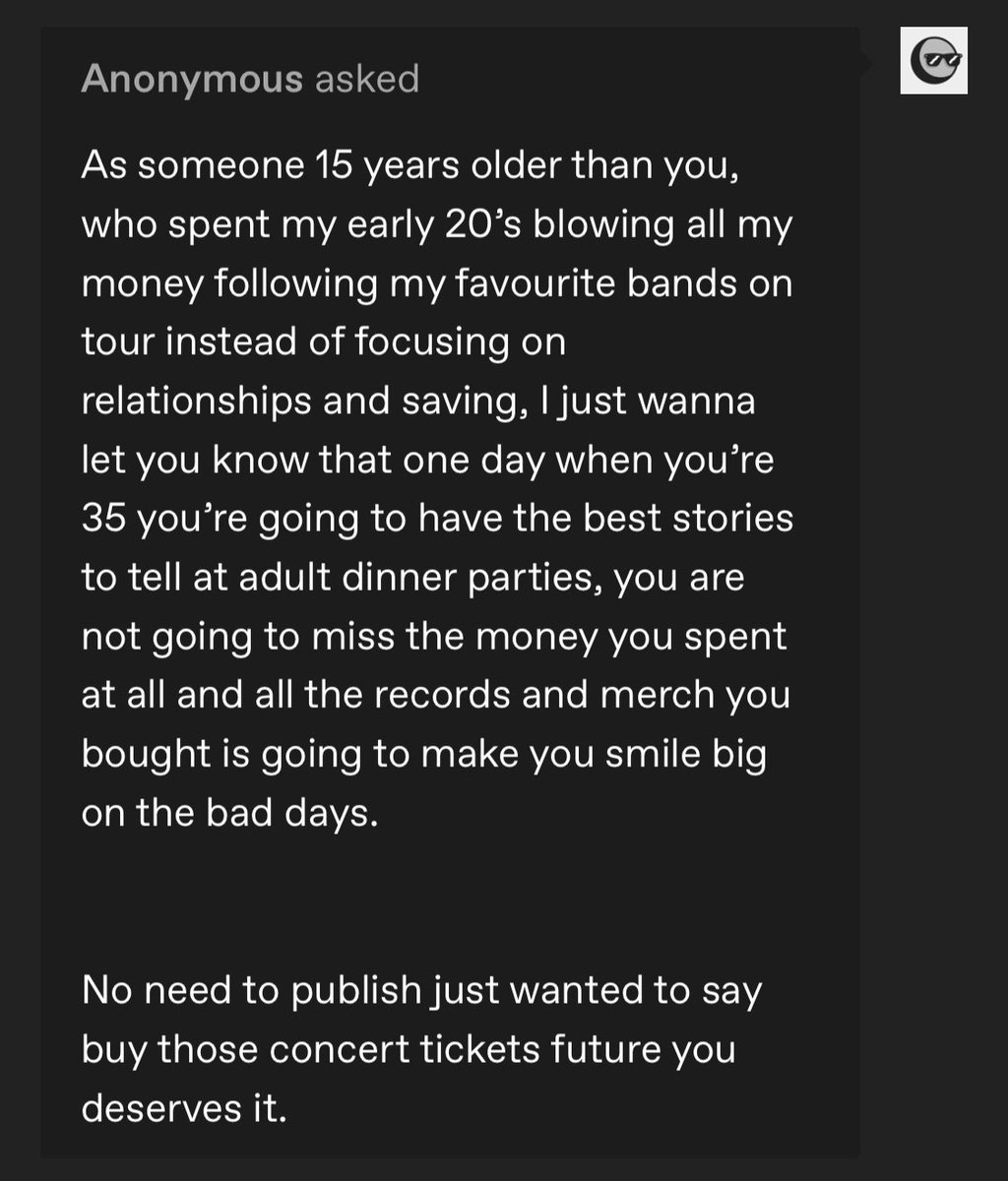 i got this anon while i was at work and i legit started tearing up in my meeting and i just got home and read it again to respond and started crying again. 

this oomf shit is for life btw.