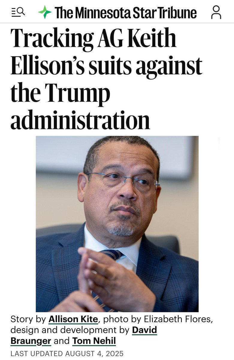 President Trump fights for us...working to bring opportunity, quality-of-life, and better future for ALL Americans. MN AG Keith Ellison fights to stop Trump from accomplishing these goals.