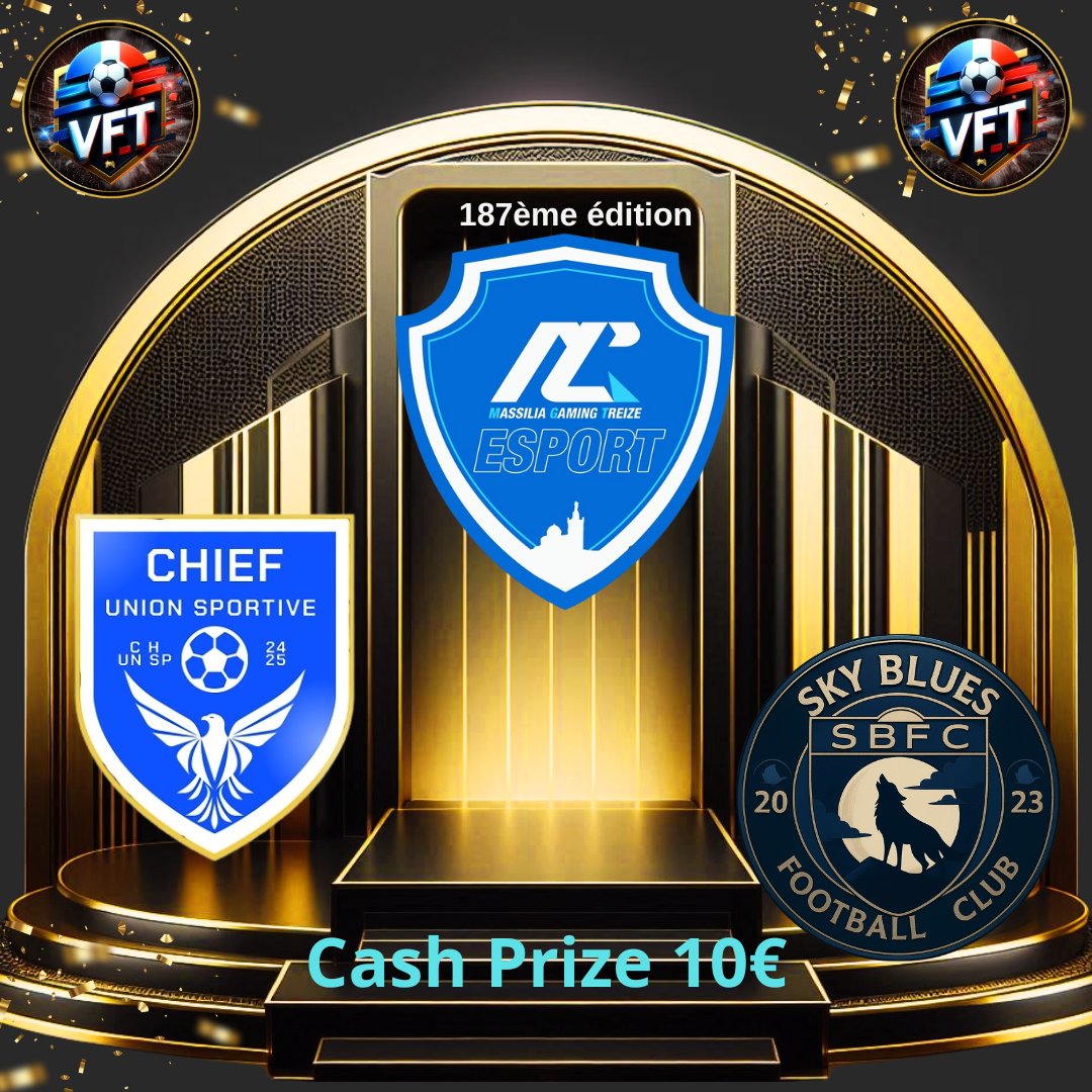 Podium VFT 🏆du Dimanche 3 août 
Fiers de cette 3ᵉ place ! Une belle performance collective dans un tournoi relevé 💪
Du jeu, de l’envie, de l’ambiance… la suite s’annonce prometteuse !
On continue à construire, ensemble. 🔵⚪