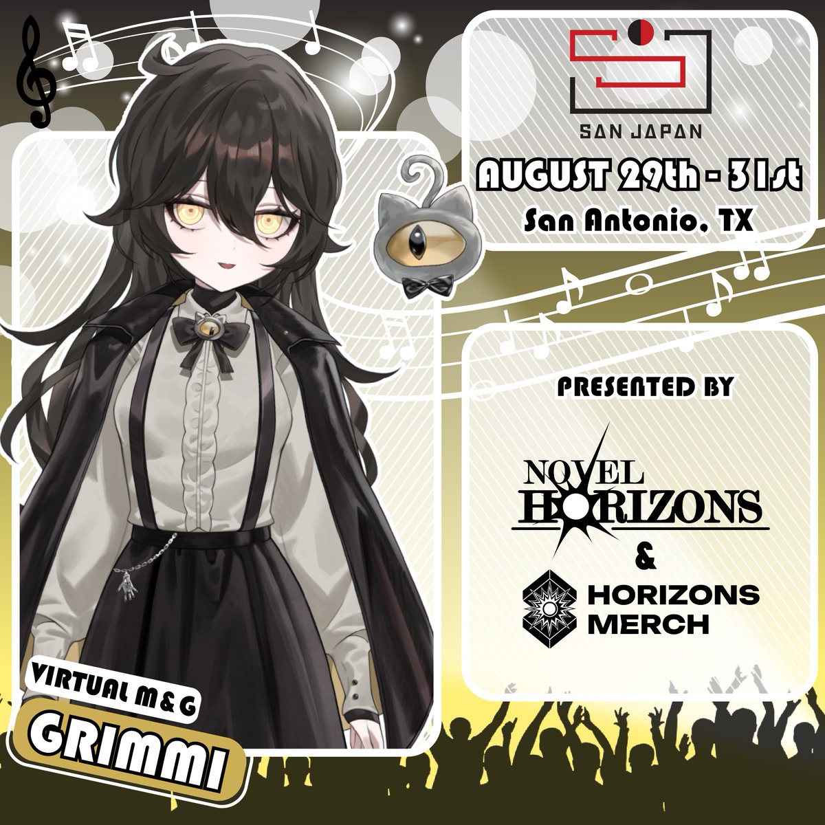 Novel Horizons (@novelhorizons) on Twitter photo Be careful not to scare this next guest! It took alot of shiny coins to get her out of the mansion! Coming to <a href="/SanJapan/">San Japan 16 - 8/29 - 8/31/25 - Labor Day Weekend</a> 2025 from her haunted home is none other than the horror aficionado <a href="/GrimmiVT/">π―οΈ Grimmi π―οΈ</a> !!
#novelhorizons #sanjapan Be careful not to scare this next guest! It took alot of shiny coins to get her out of the mansion! Coming to <a href="/SanJapan/">San Japan 16 - 8/29 - 8/31/25 - Labor Day Weekend</a> 2025 from her haunted home is none other than the horror aficionado <a href="/GrimmiVT/">π―οΈ Grimmi π―οΈ</a> !!
#novelhorizons #sanjapan