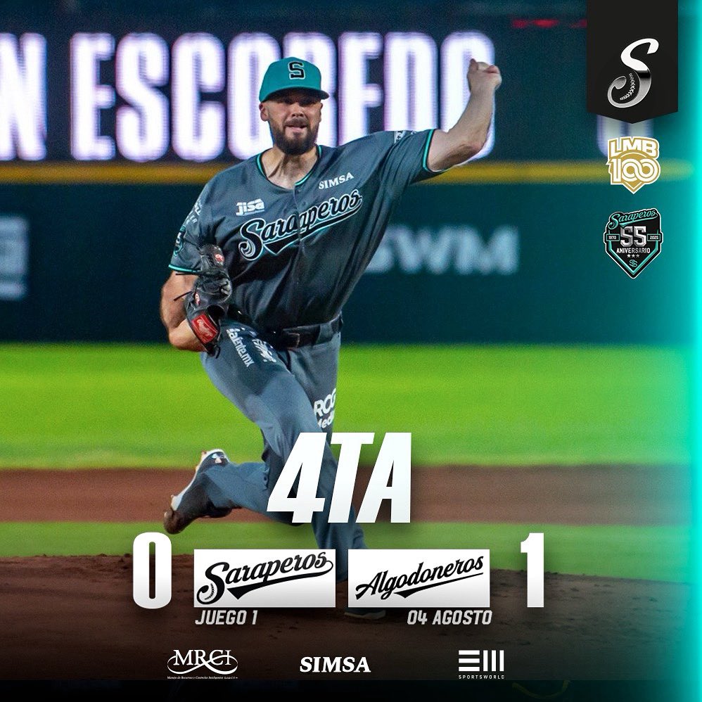 Cuatro completas. 

MRCI SIMSA Sports World 

#𝟓𝗔𝗥𝗔𝗣𝗘𝗥𝗢𝟓