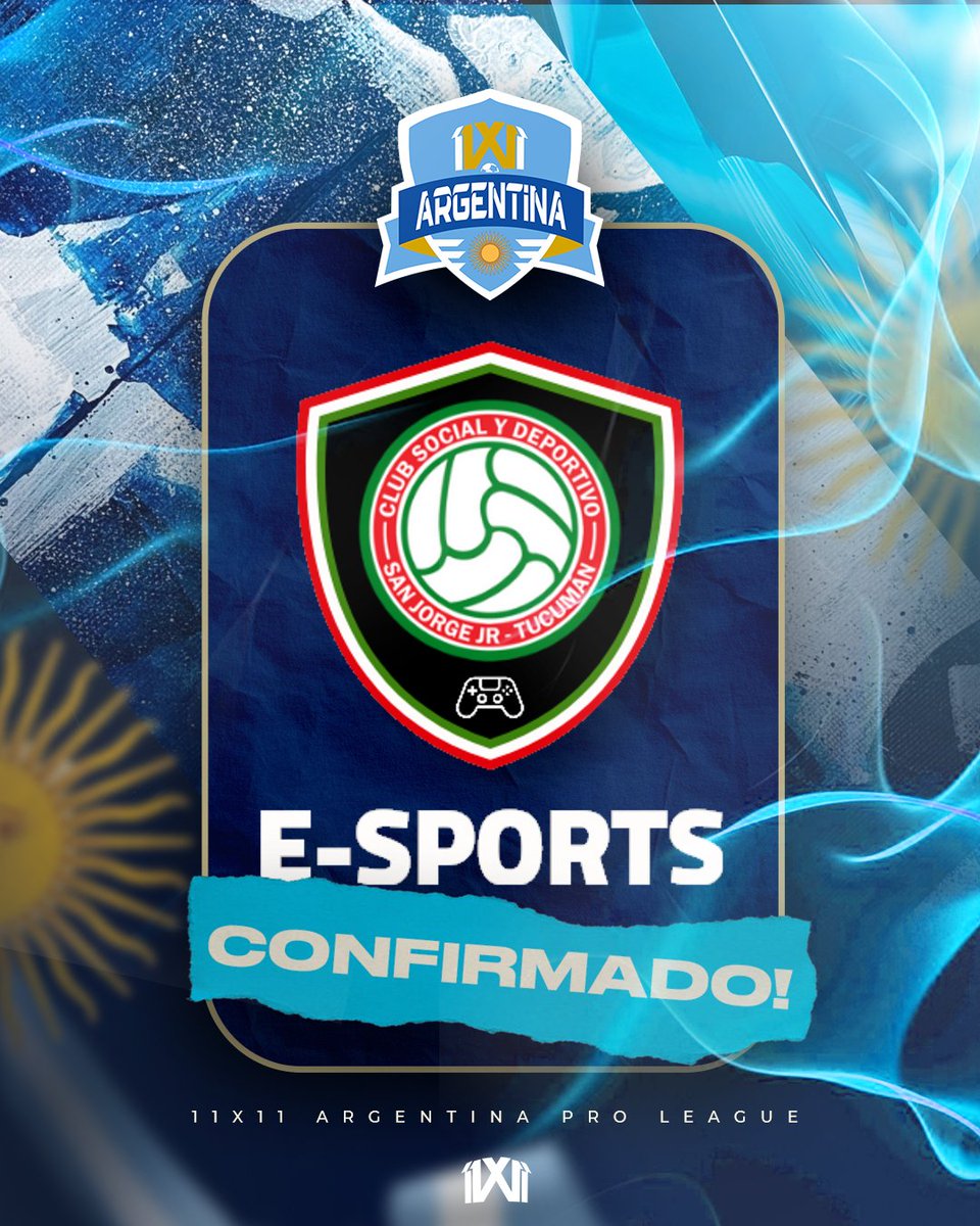 11x11 Brasil (@11x11brasil) on Twitter photo 11X11 ARGENTINA - PRO LEAGUE #1
Arrancamos una nueva era, una nueva liga en expansión de 11x11, rompiendo fronteras, llevando calidad, competitividad y agrandando nuestra comunidad.
¡Sean bienvenidos y que gane el mejor! <a href="/SanJorgeESP/">SAN JORGE Esports</a>
#11x11brasil #11x11argentina #ProClubs 11X11 ARGENTINA - PRO LEAGUE #1
Arrancamos una nueva era, una nueva liga en expansión de 11x11, rompiendo fronteras, llevando calidad, competitividad y agrandando nuestra comunidad.
¡Sean bienvenidos y que gane el mejor! <a href="/SanJorgeESP/">SAN JORGE Esports</a>
#11x11brasil #11x11argentina #ProClubs