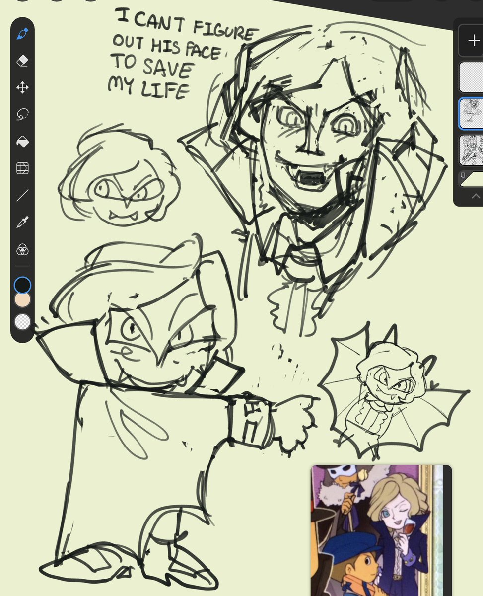 Trying to draw Anton. It’s not working 😭