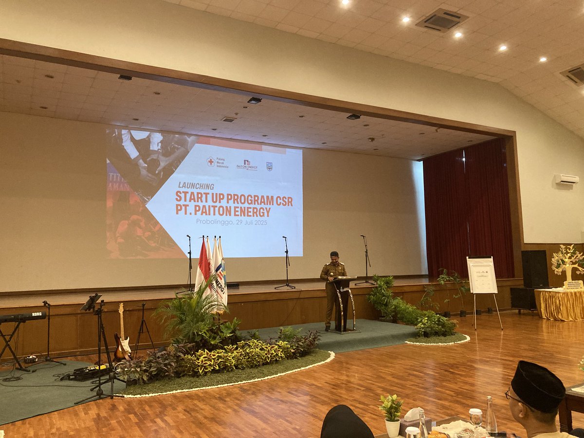 IG : herryftanjung 🌐 (@herryftanjung) on Twitter photo Palang Merah Indonesia (PMI) meresmikan Program Corporate Social Responsibility (CSR) PT. Paiton Energy yg meliputi Climate Change, Disaster Risk Reduction, Pembinaan relawan dan Kesehatan dan Sosial di Probolinggo, Selasa, (29/7). Cc <a href="/RadioElshinta/">Radio Elshinta</a> <a href="/SonoraFM92/">Radio Sonora Jakarta</a> Palang Merah Indonesia (PMI) meresmikan Program Corporate Social Responsibility (CSR) PT. Paiton Energy yg meliputi Climate Change, Disaster Risk Reduction, Pembinaan relawan dan Kesehatan dan Sosial di Probolinggo, Selasa, (29/7). Cc <a href="/RadioElshinta/">Radio Elshinta</a> <a href="/SonoraFM92/">Radio Sonora Jakarta</a>