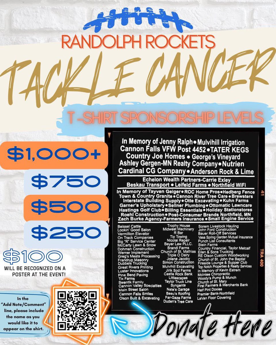 Randolph Rockets Football tweet media