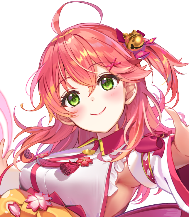 さくらみこ ,さくらみこ(通常) 「他表情差分もいっぱい!どぅだだだだだ #miko_Art」|楽音（がくと)＠5月以降のお仕事募集中🌟のイラスト
