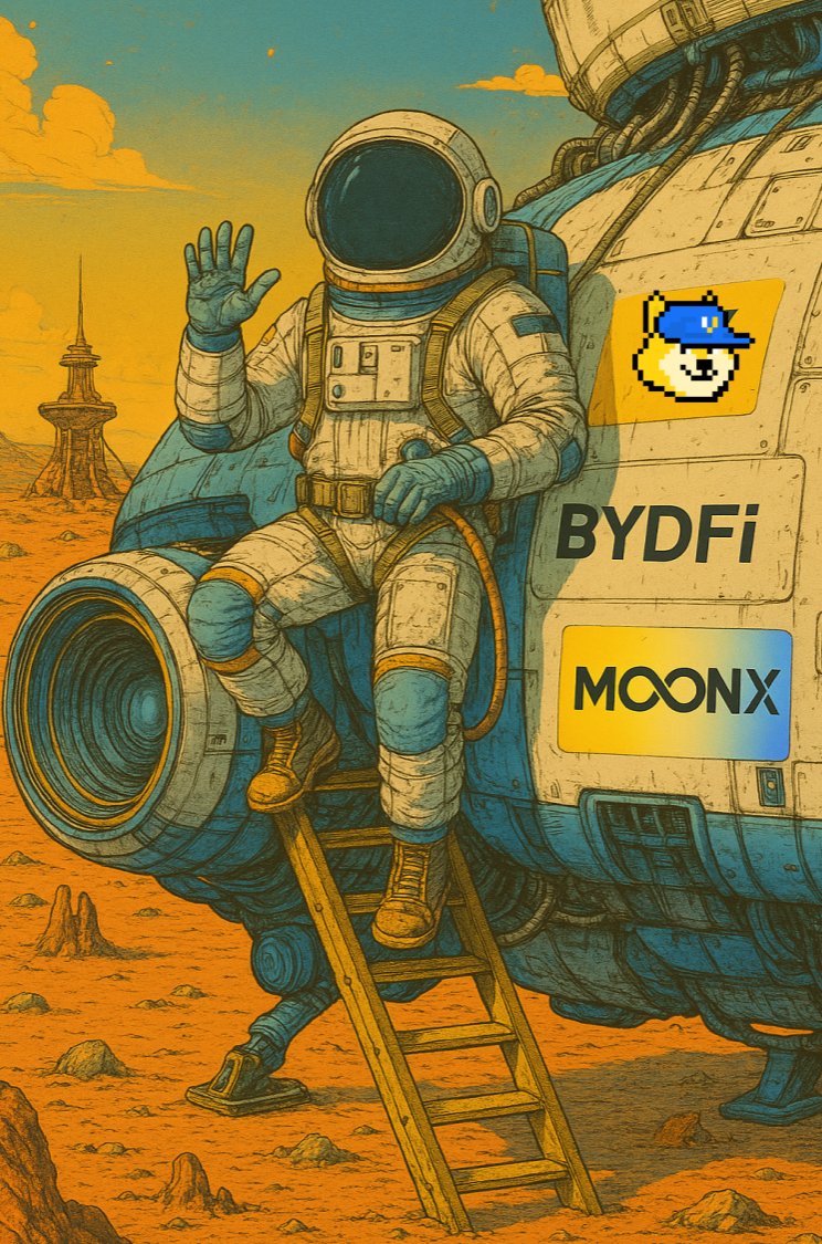 BYDFiAlpha's tweet photo. We fixed the other 99 with a spaceship🤔
Now we're heading straight for meme orbit🌈
@BYDFi said "fly higher"
so we built the whole damn ship. 🚀
@jup_dao @JupiterExchange #MemeOnChain https://t.co/eBQbxW6ydC