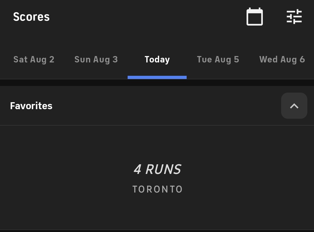 I love when the CBS scoreboard shows this.