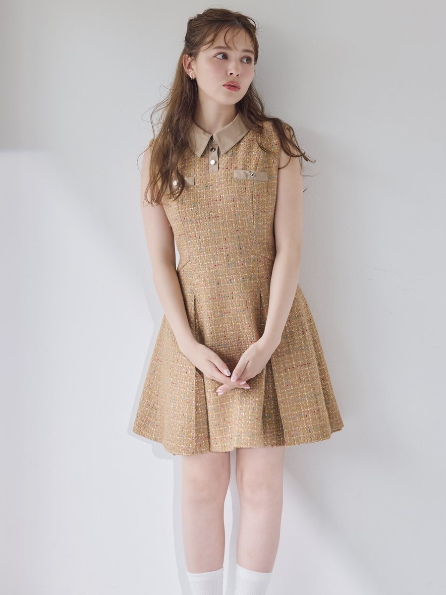 Darich アメスリフレアニットミニワンピース ivo free Darich - アメス