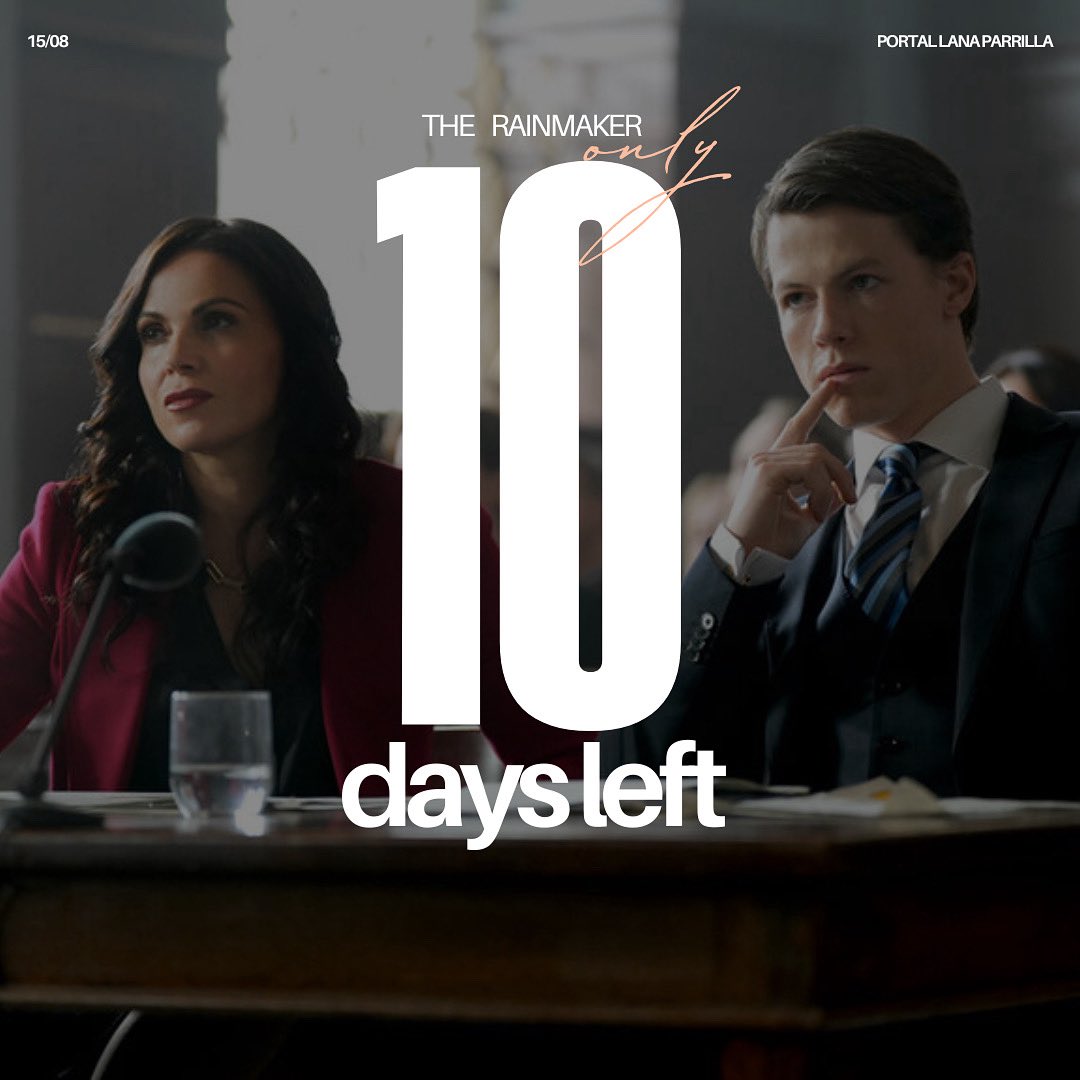 Em 10 dias conheceremos a ousada e impetuosa Jocelyn Bruiser Stone. “The Rainmaker” chega ao canal da USA Network no dia 15 de Agosto, anota aí na agenda.