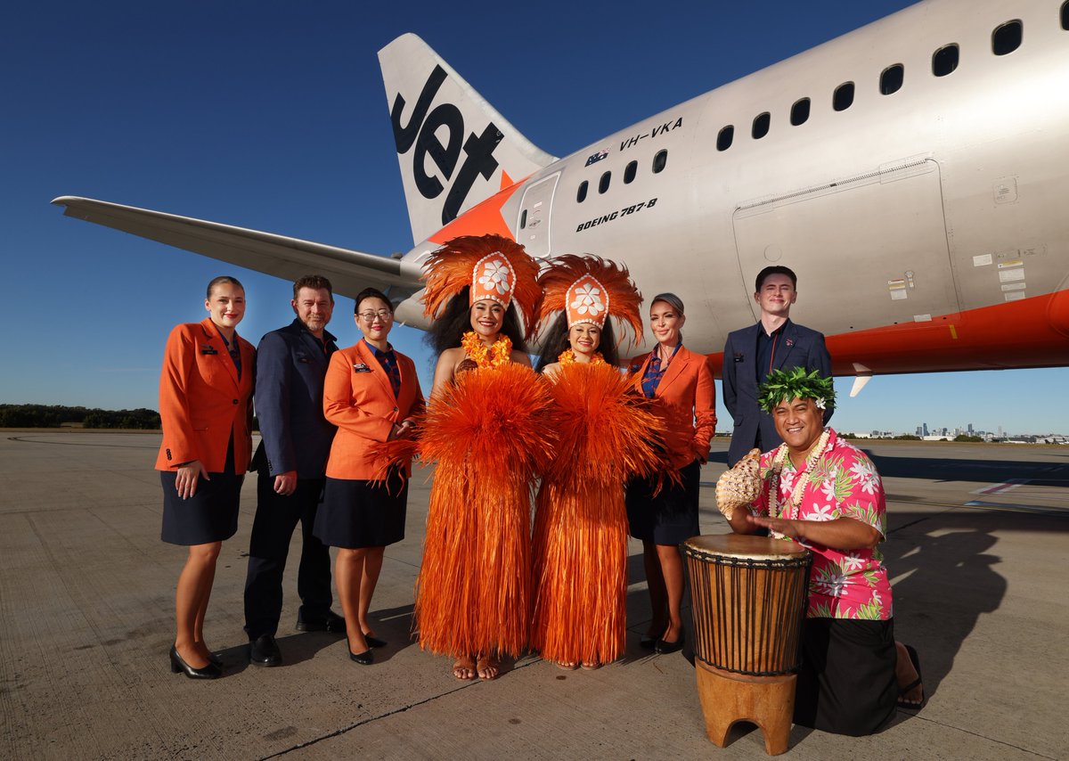 BrisbaneAirport's tweet image. We've secured our 35th direct international connection, with @JetstarAirways to fly #BNE to #Rarotonga, Cook Islands from May 2026.

The new service will operate 3x per week, offering #Qlders a low-cost, non-stop connection to one of the #SouthPacific’s most popular islands.