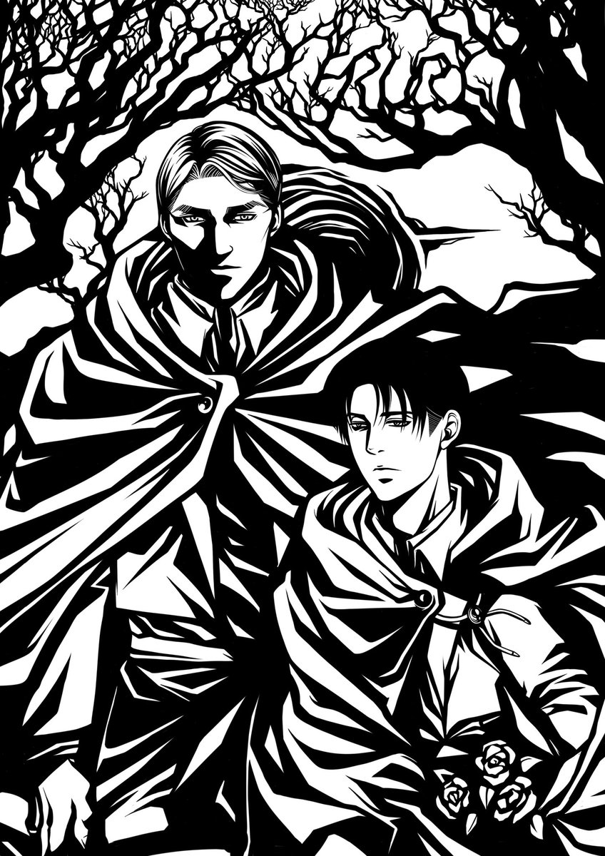 Never posted my contribution for <a href="/LeviFanzine/">STRONGEST - an SnK Fanzine</a> ! It has been a pleasure to be part of a good cause! 
I put in a few lil easter eggs, can you see them? 🤣🥰