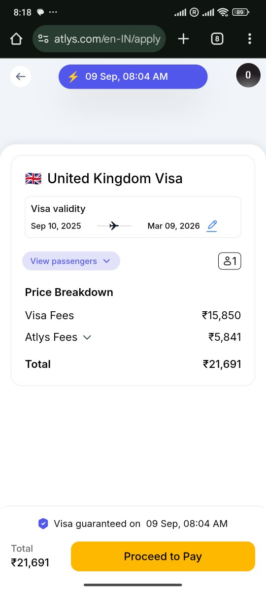 harshraj260's tweet photo. @atlys_official @khushboosays I did everything right &amp; before time—but your pathetic website crashed at the last step. While it froze, all ₹1 visa slots vanished. Don’t mislead users with fake offers. This was a scam, plain and simple. Shame. #AtlysScam #FakeOffer
@mohak https://t.co/4jQp2UwO7E