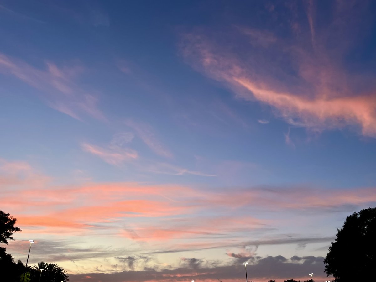 The skies above L.A.