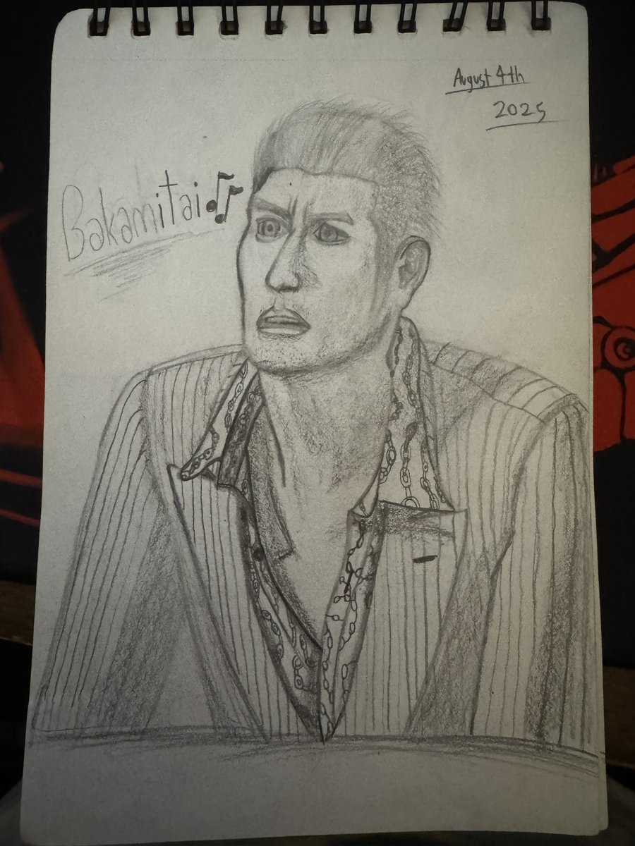 day 7 trying to learn to draw (feat. kazuma kiryu)