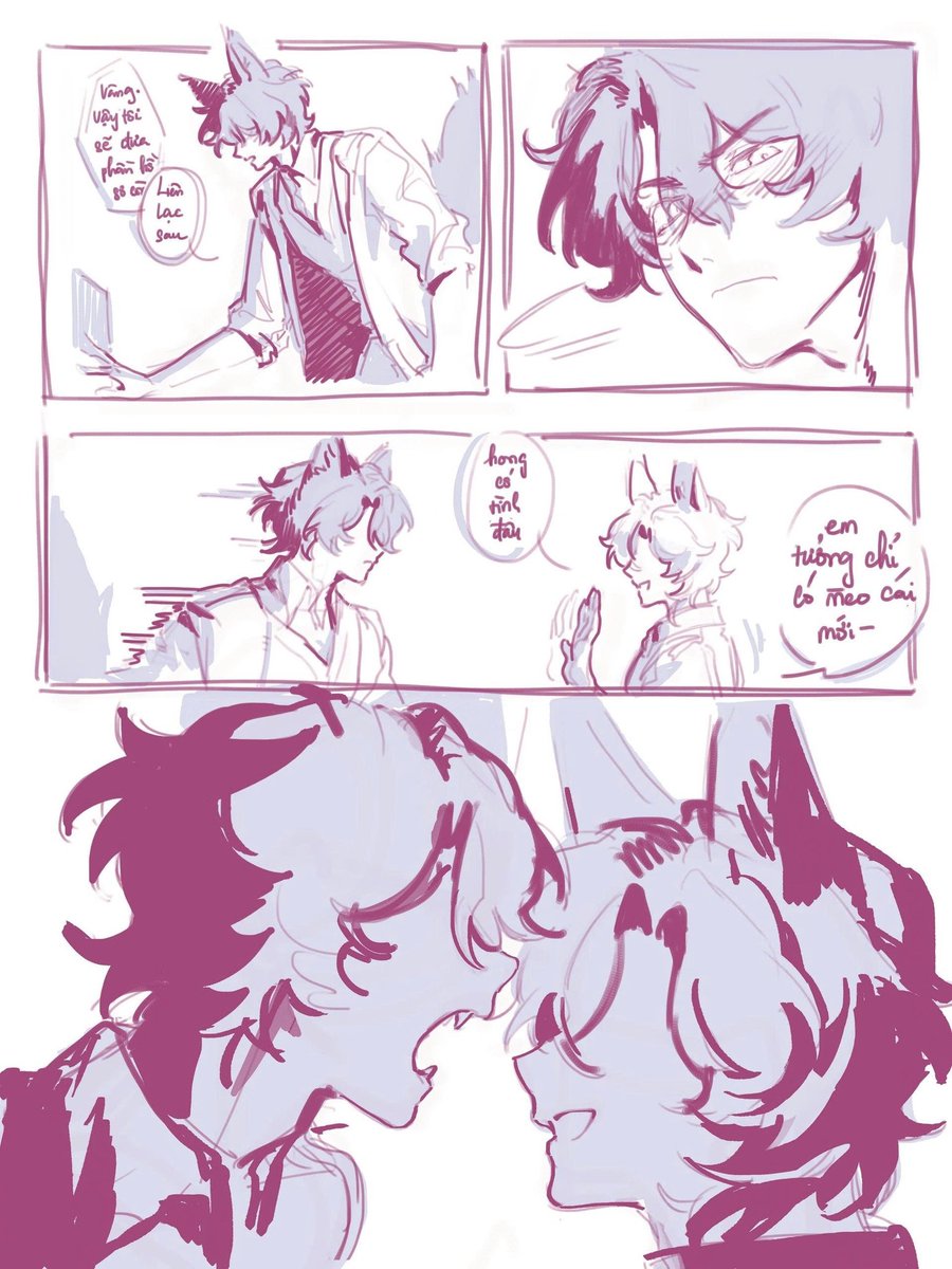 anhdi_'s tweet photo. #ratiorine cat×fox setting https://t.co/LZGjSzsDP4