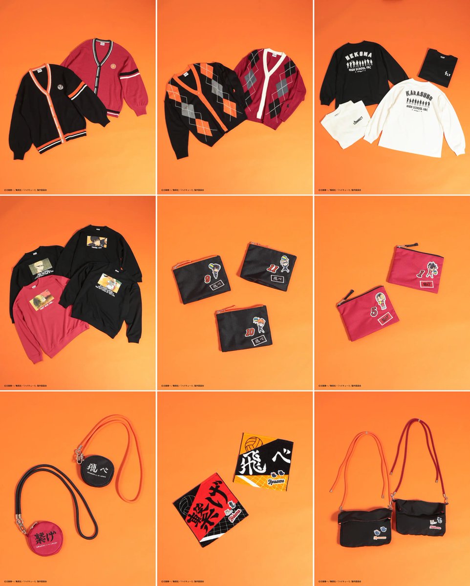 ハイキューグッズです。 ハイキュー!! スクエア缶バッジセット（制作現場風） 木兎・赤葦