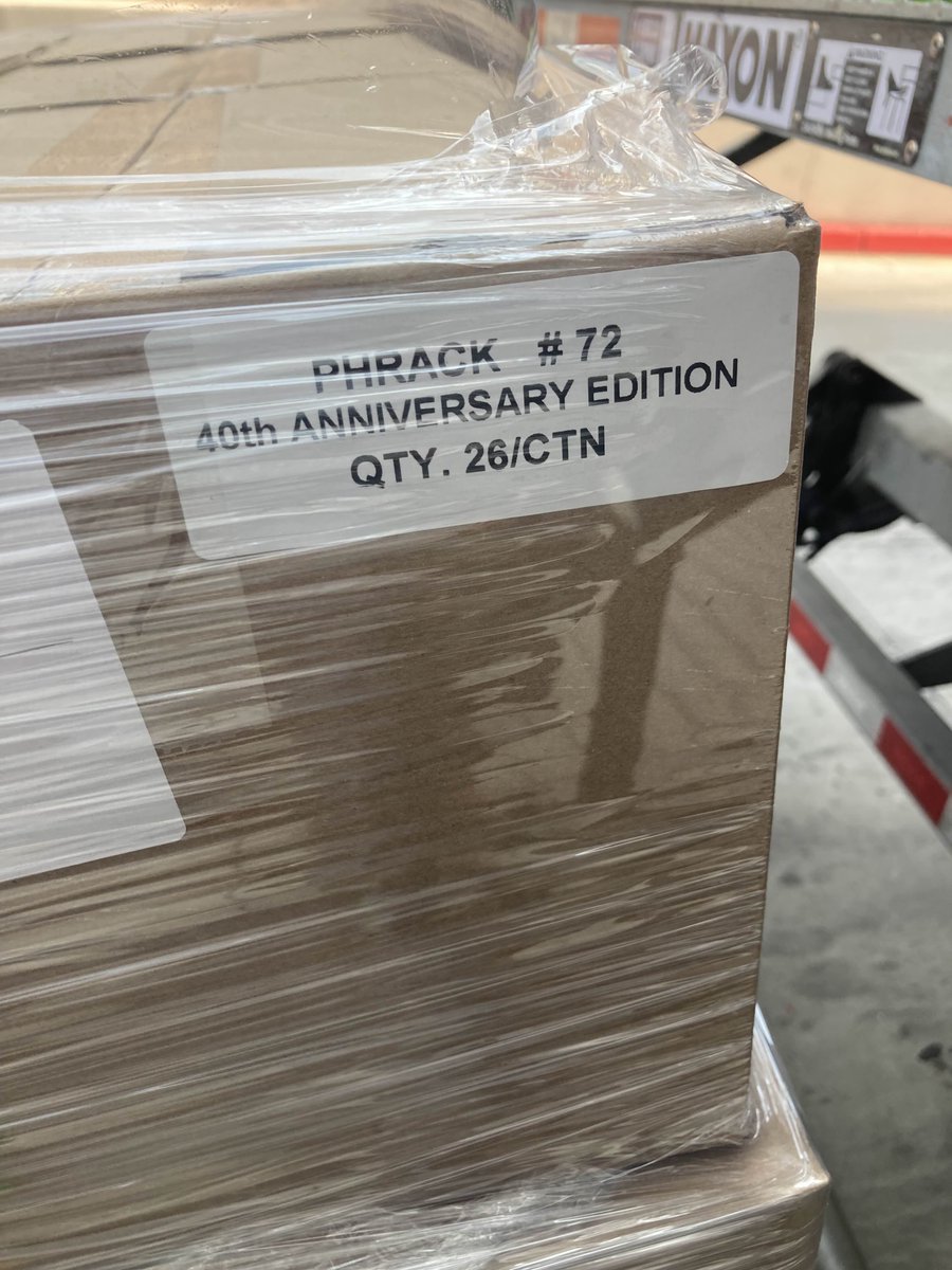 👀👀👀👀👀👀

5 pallets of zines have landed at <a href="/defcon/">DEF CON</a>