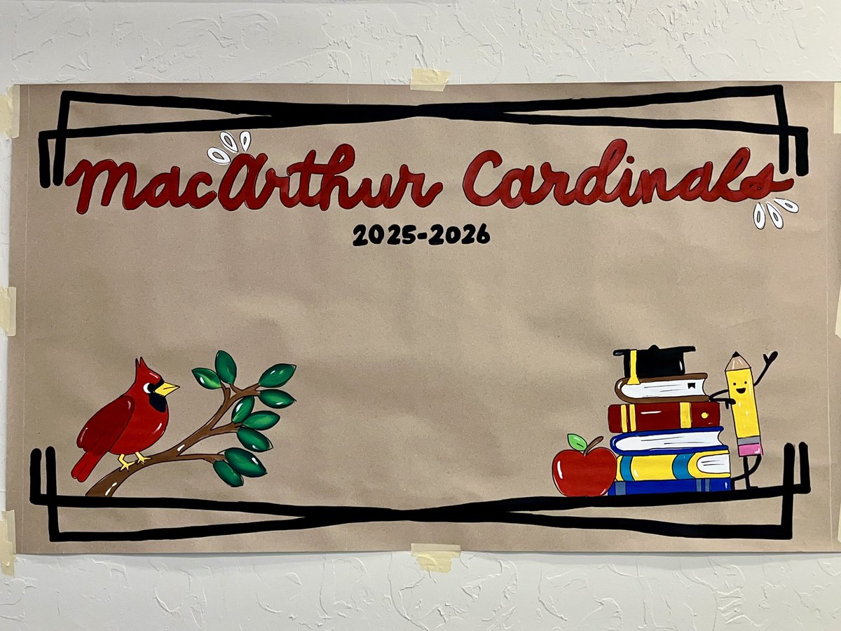Falak Ajani (@trimathelete) on Twitter photo Painted a lil photobooth backdrop/banner for back to school. Welcome back <a href="/MacArthurCards/">MacArthur HS</a>! <a href="/IrvingISD/">Irving ISD</a> Painted a lil photobooth backdrop/banner for back to school. Welcome back <a href="/MacArthurCards/">MacArthur HS</a>! <a href="/IrvingISD/">Irving ISD</a>