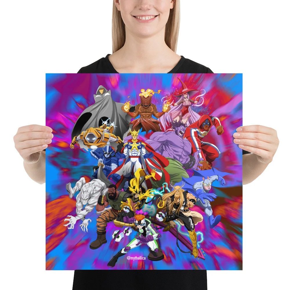 Got Justice Friends prints up! Link in my Bio!