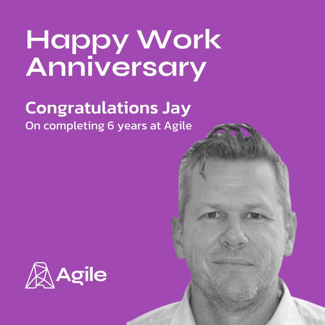 agile_uw's tweet image. 6 years of Jay Sanders at Agile! 🎉Our Group COO, Chelsea fan, home cook, and proud dad — Jay brings calm, clarity, and drive to everything he does. We’re lucky to have him. Thanks for everything, Jay! 🙌
#TeamAgile